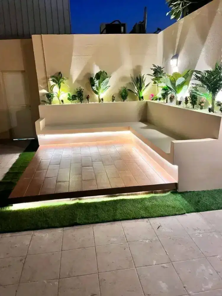 Bangku taman minimalis