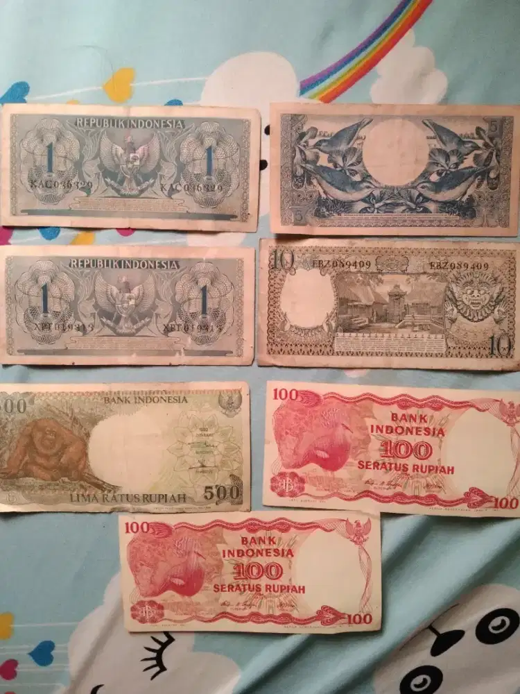 Uang kuno lama mantul