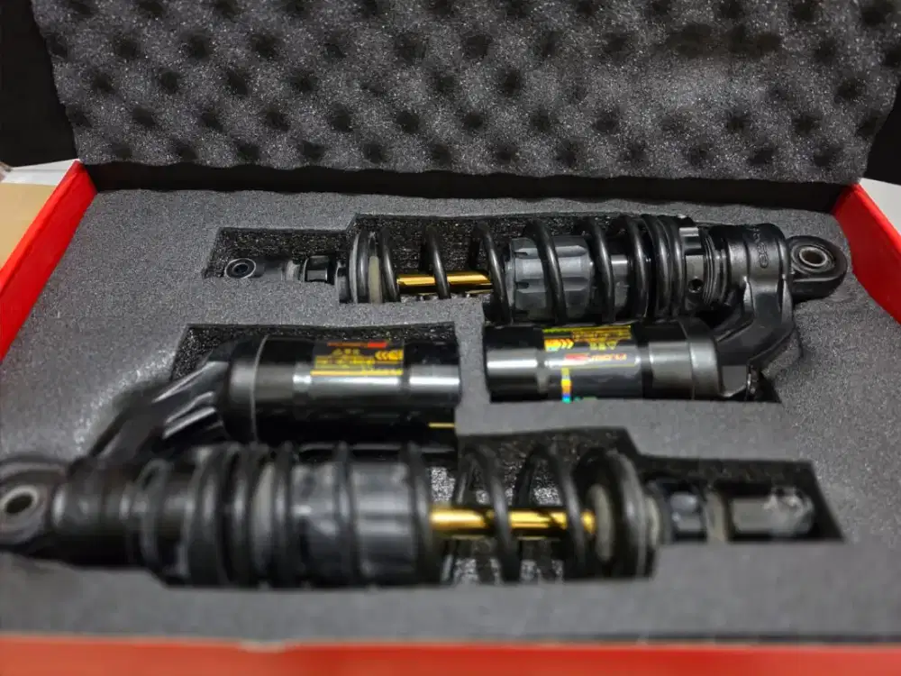Shockbreaker tabung RCB FLOW S Nmax new,Nmax turbo 155-Black Premium