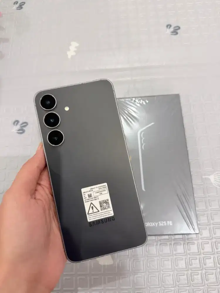 Samsung s25 fe 8/256 like new garansi panjang