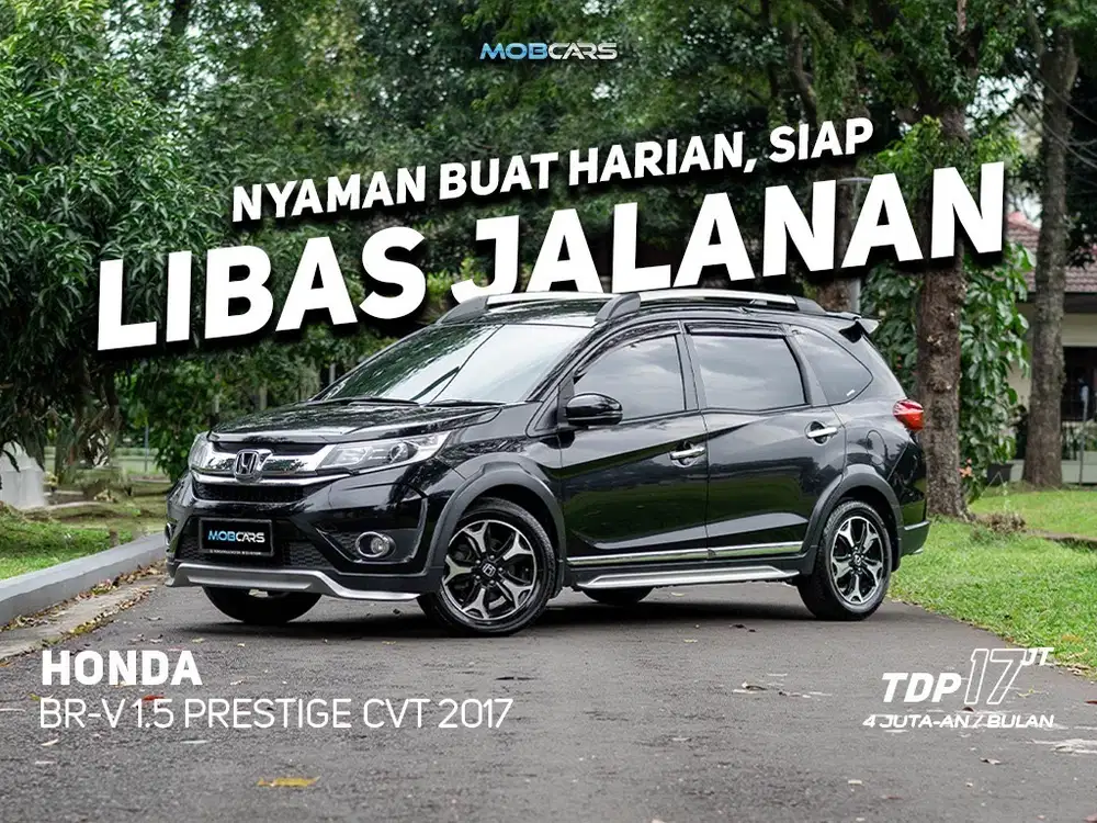 TERMURAH TDP 5JT BRV PRESTIGE AT CVT HONDA BRV E METIC BR-V AT