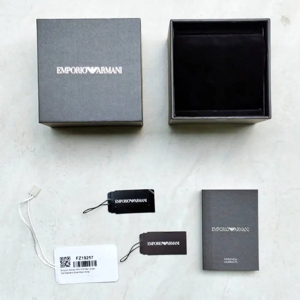 Preloved Kotak Jam Emporio Armani Original Watch Box Fullset