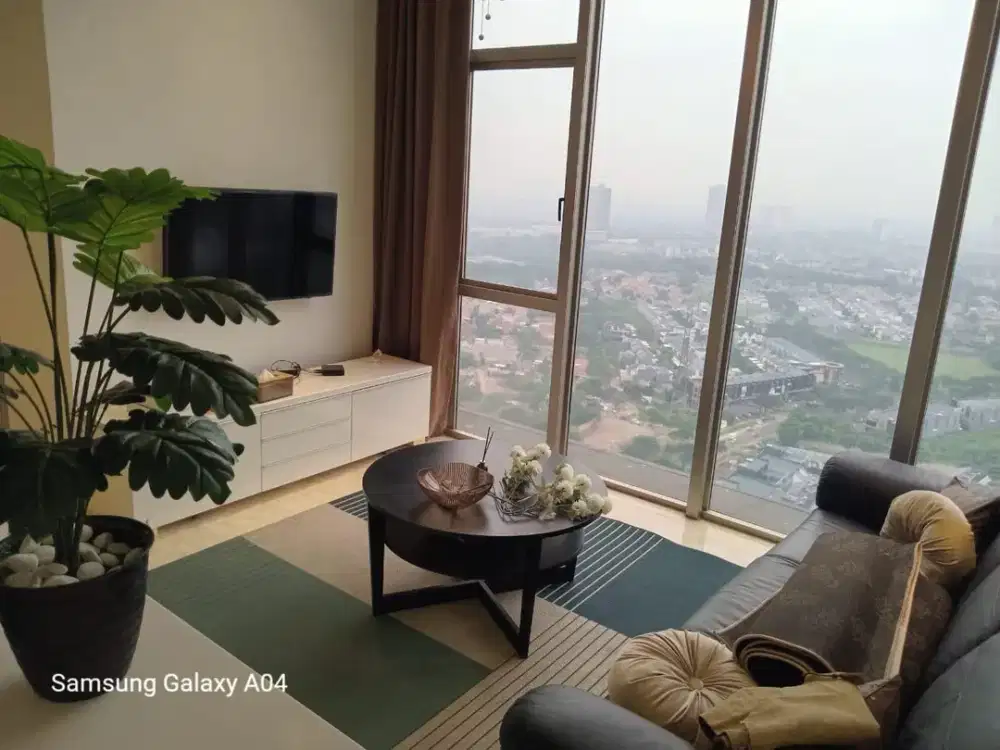 Jual Apartemen Saumata 2 bedroom full furnish cantik dan homey