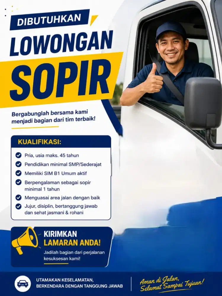 Lowongan driver EXPEDISI
