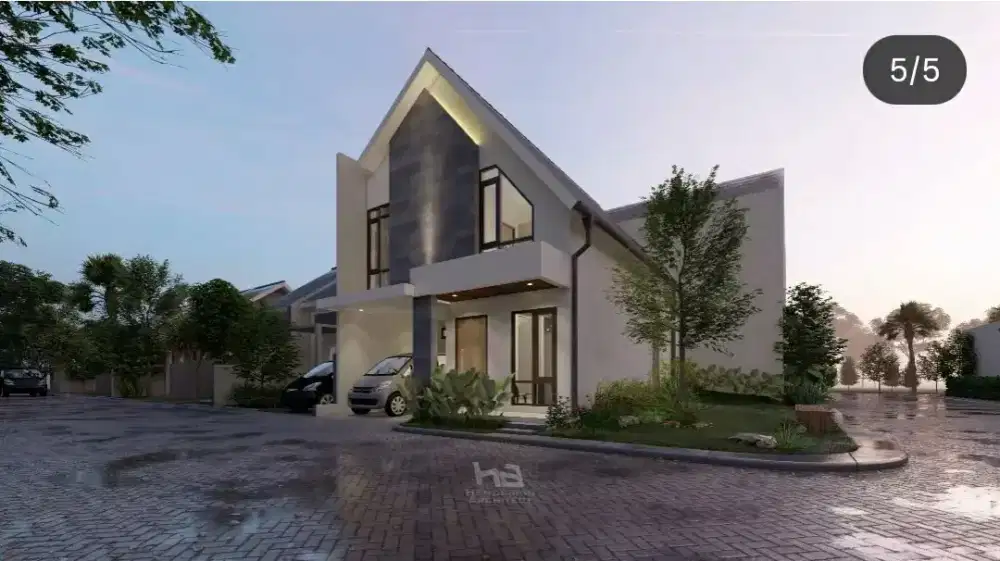Tanah Terbangun Premium Lokasi Strategis Zona Sekolah Favorit