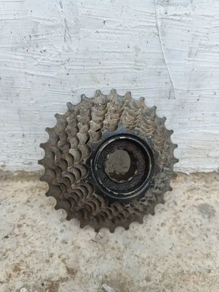 Sprocket gear shimano 7speed masih baik