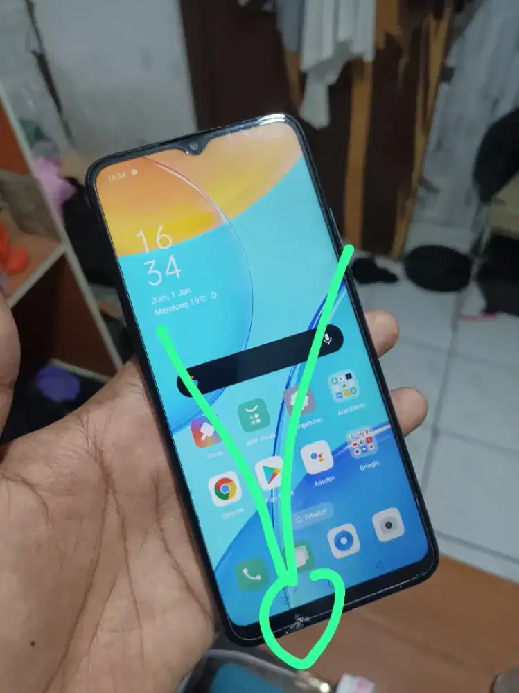 Oppo a15 ram 3/32gb hp aja batangan
