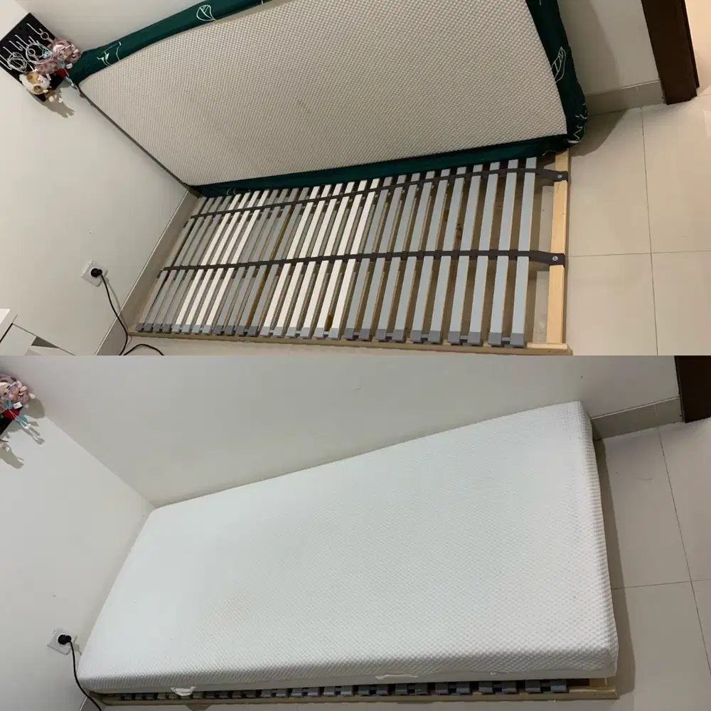 Kasur + Alas Kasur (ikea, ukuran 90x200)