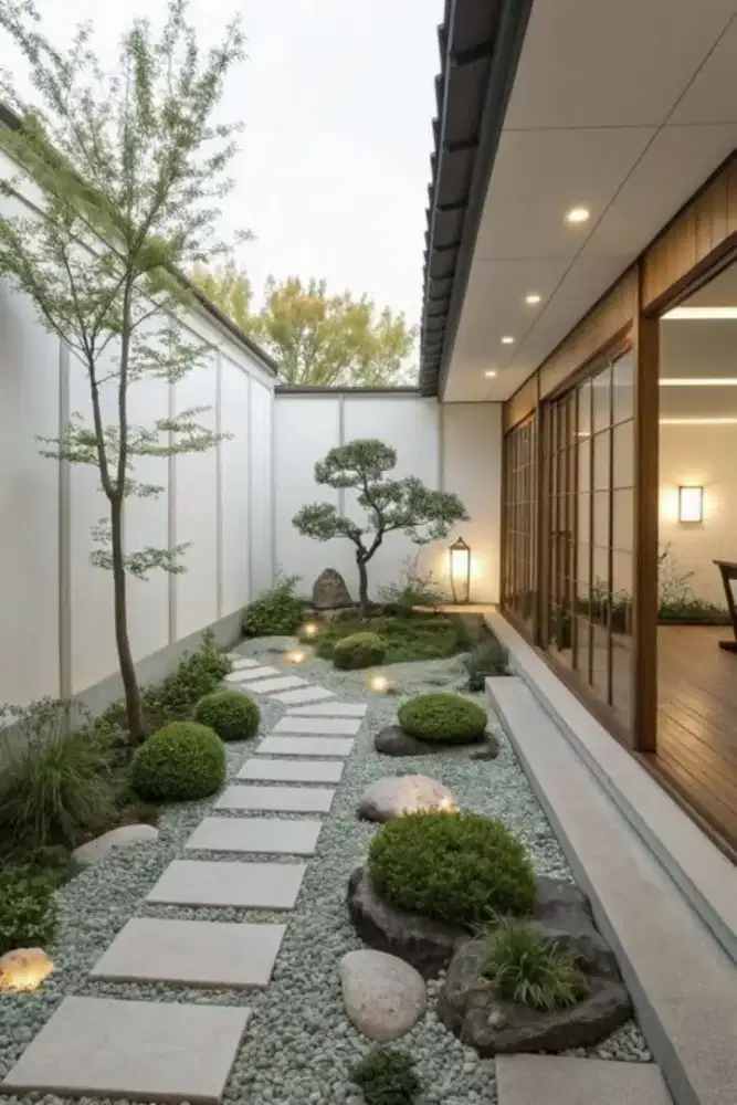 Taman Japanese / Taman kering / Dekorasi taman rumah / harga permeter