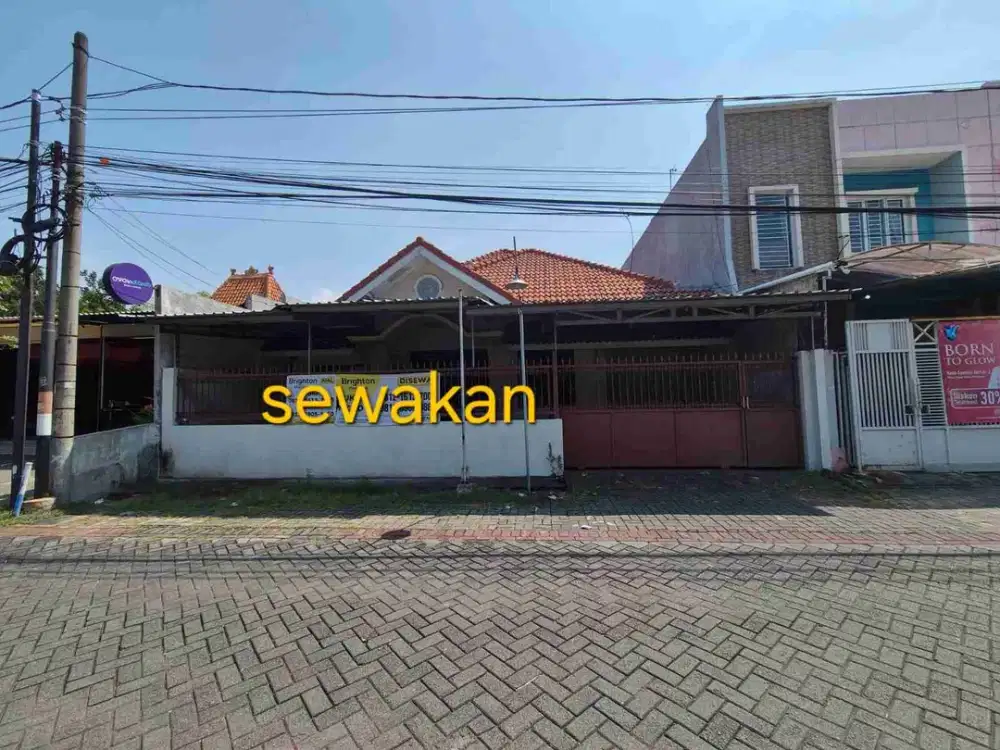 Disewakan rumah usaha ex warkop di Raya Taman Pinang Indah Sidoarjo