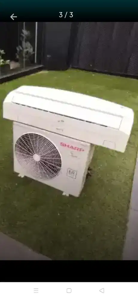 Jual ac sharp3/4 r 32 pk lowwat 590watt kondisi 95% ori semua