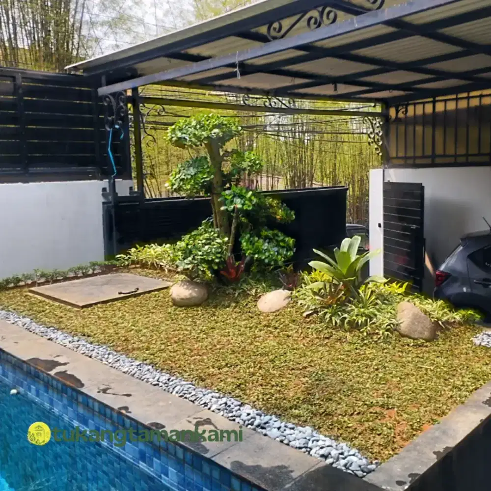 Jasa taman depan rumah / dekorasi taman rumah / tukang taman