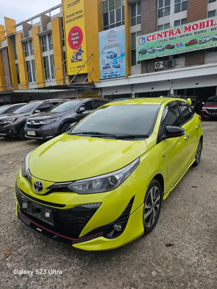 Yaris TRD 1.5 matic 2019 kuning istimewa dp 25 jt