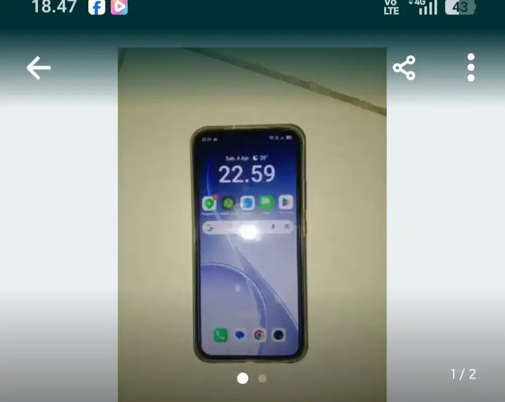 Reno 15 f baru 4 bulan. Ram 8/256