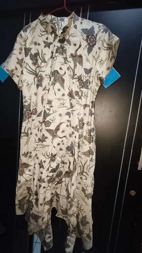 Dress lengan pendek Krah Shanghai