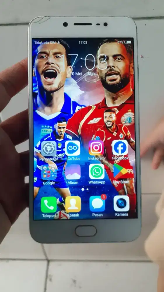 Vivo v5s 4G 4/64 layar 5.5 inchi siap pakai tt/barter
