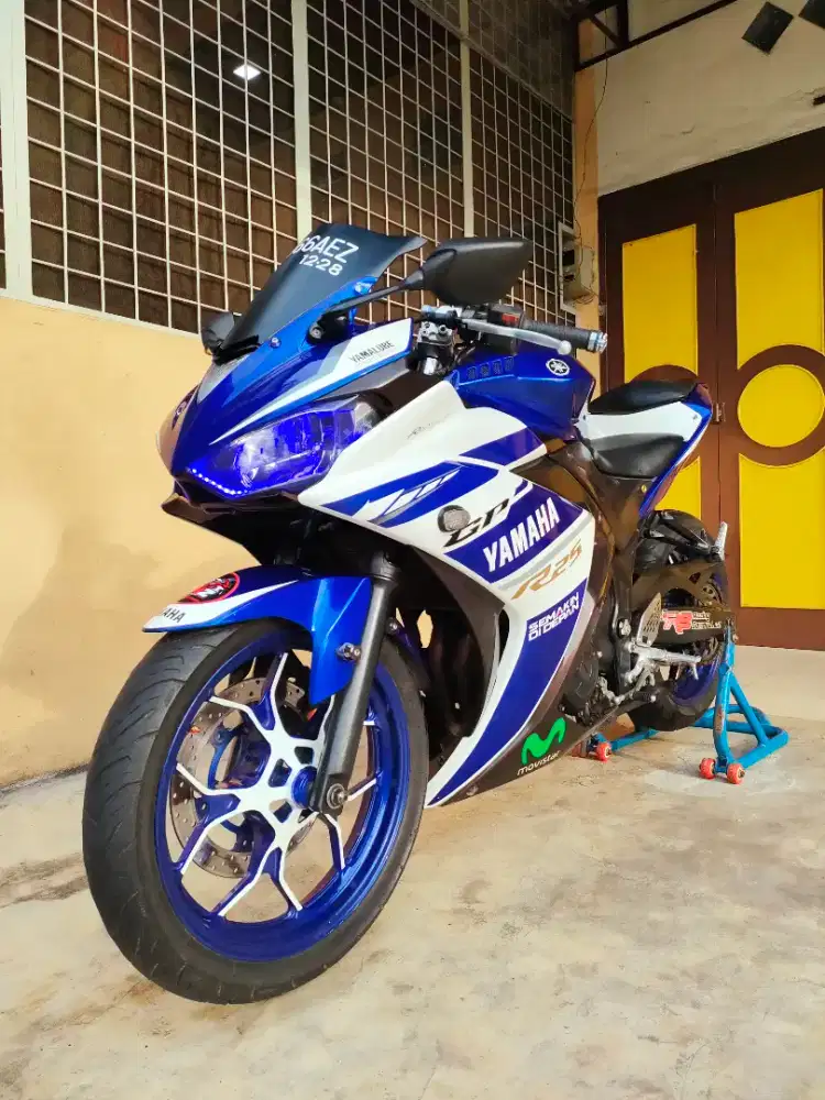 Yamaha R25 / YZF R 25 2014, Blue Premium GP, Unit Mulus Terawat.