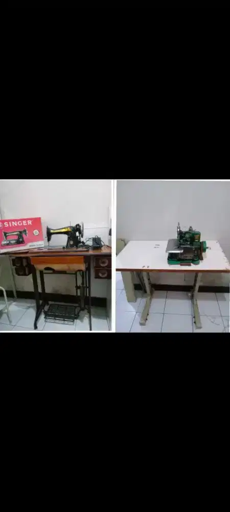 Mesin jahit dan mesin obras