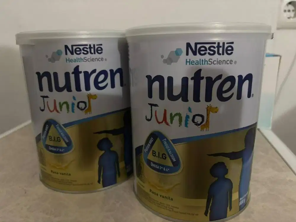 Susu Nestle Nutren Junior 800 ml rasa vanila, masih segel dan baru