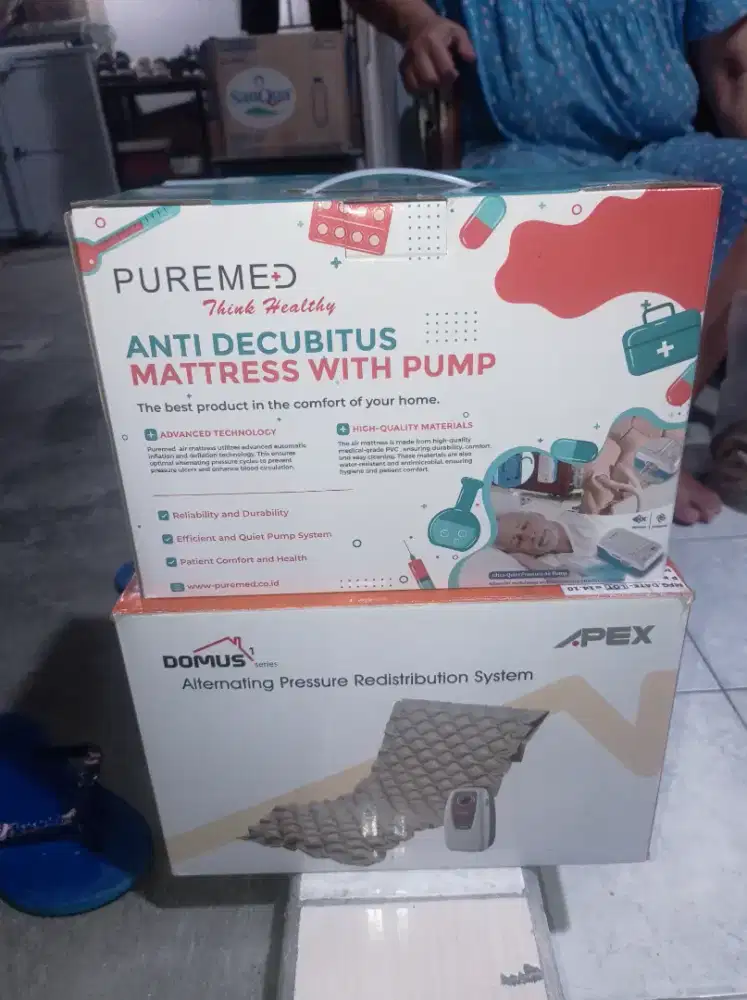 Dijual 1 Set Mattres Pump dan  Kasur decubitus