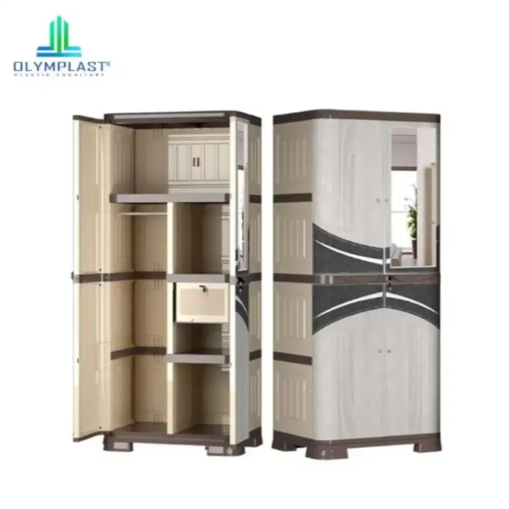 Lemari Plastik Olymplast SCOC 2 Pintu Series (Ars)