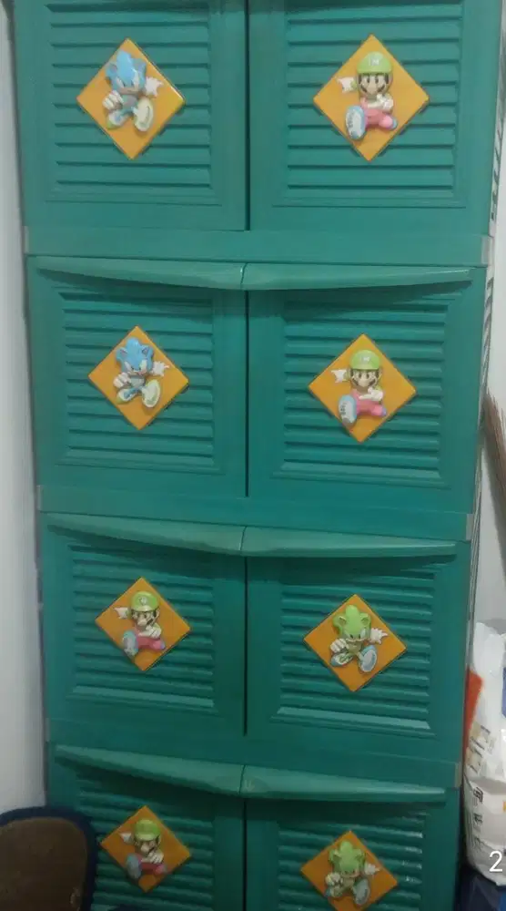 LEMARI PLASTIK JUMBO 4 SUSUN