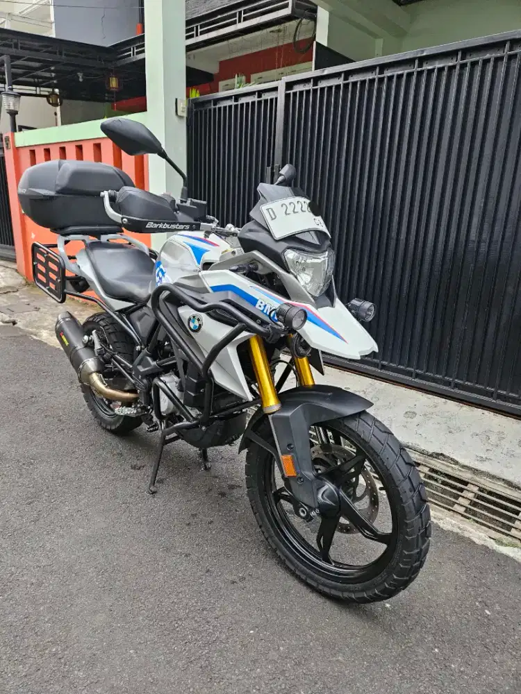 BMW G310GS 2018 motor touring nyaman sudah full aksesoris