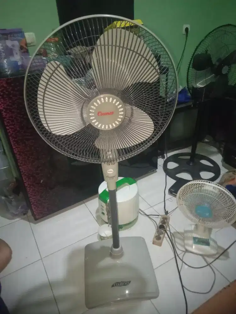 Kipas angin stand fan 16 inch cosmos twino normal siap pakai nepis