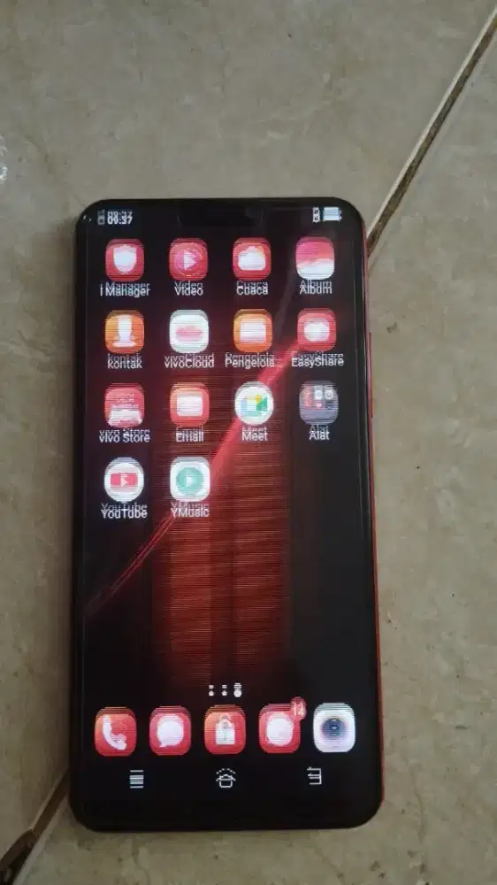 Vivo y81 team 3/16 siap pakai LCD gerak2 garis2 kawa z dipakai msih