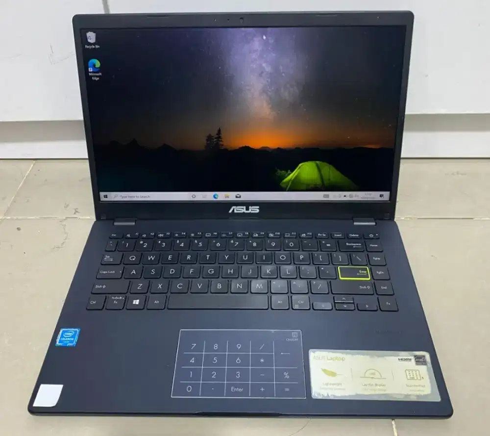Dijual Murah Asus E410M Pentium Silver N5030 Ram 8 GB SSD 512 GB