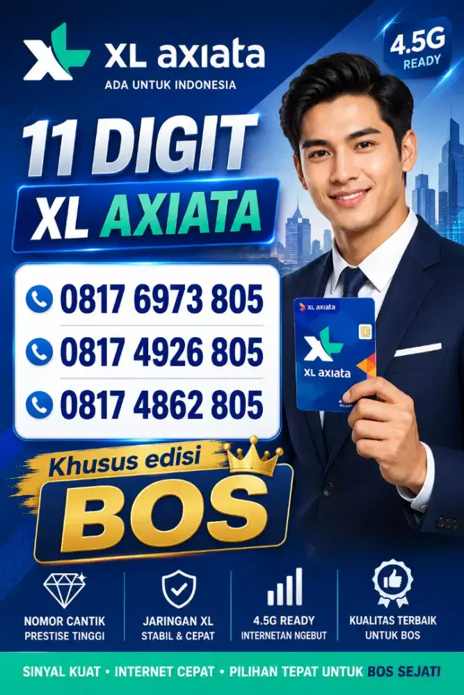 Nomor Cantik Premium 11 DIGIT XL Axiata Exsclusive Varian Berkarakter
