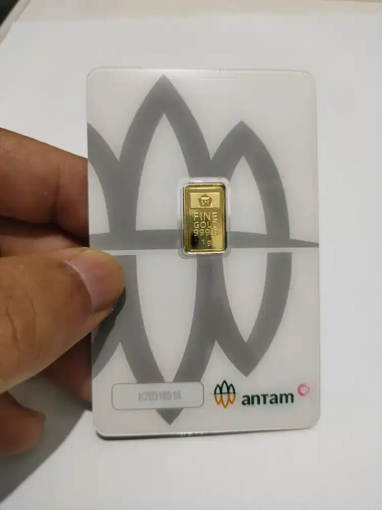 LM EMAS ANTAM 1 Gram, LOGAM MULIA ANTAM CERTIEYE REDMARK
