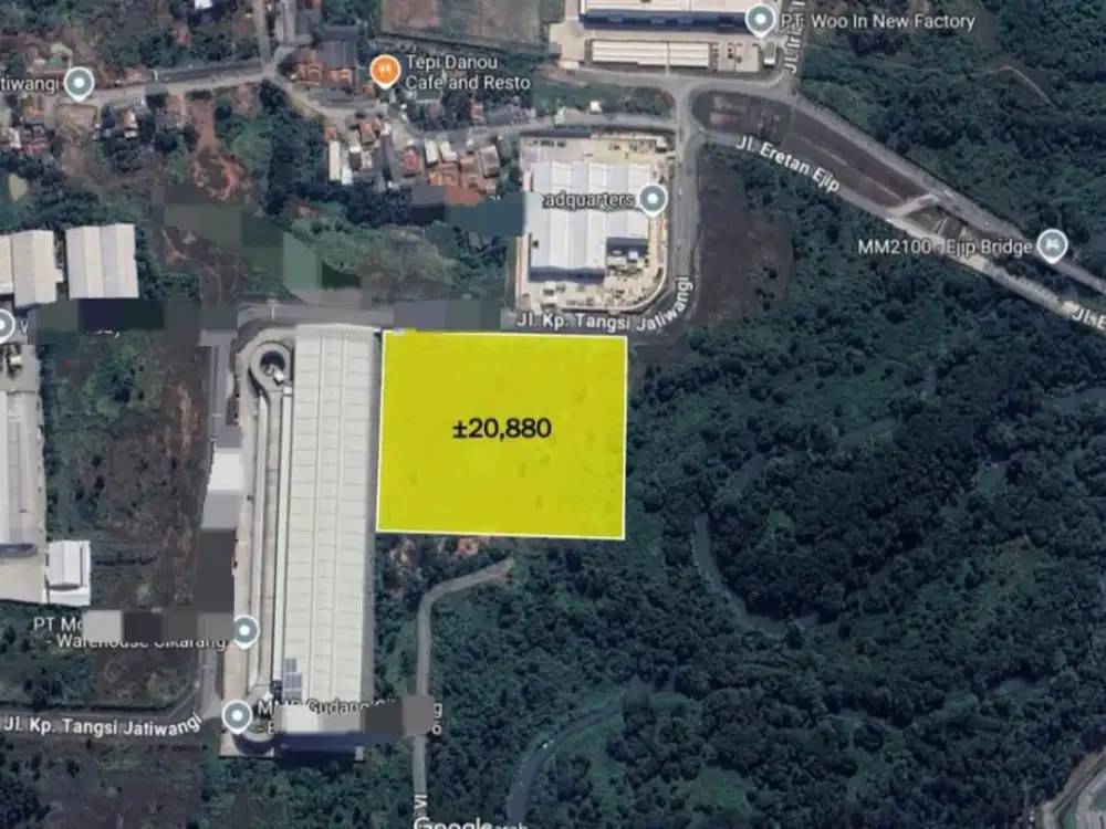 Tanah Industrial Siap Dibangun Lokasi Kawasan MM2100 Cibitung Bekasi Dekat Akses Tol
