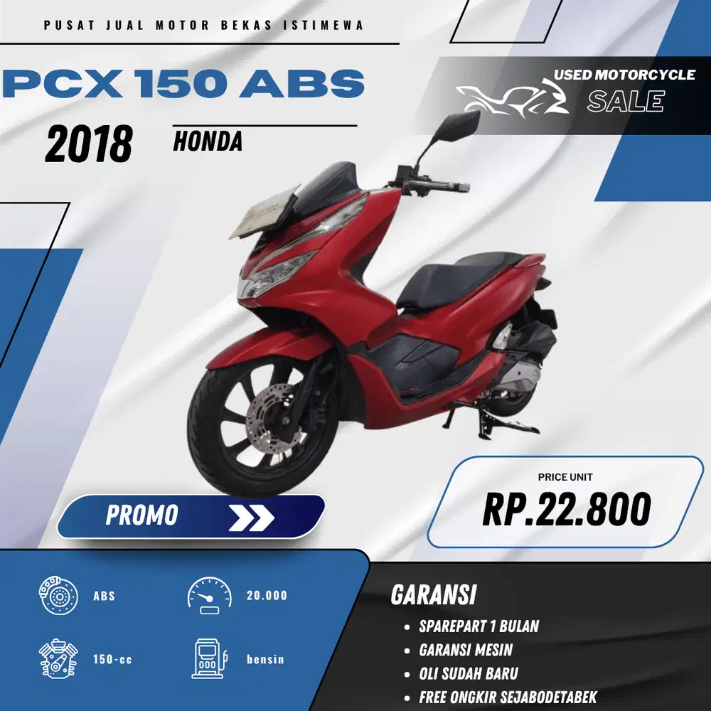 HONDA PCX 150 ABS 2018 HARGA TERMURAH(SUKSESMOTOR)