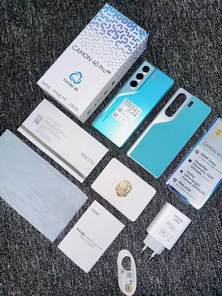 Tecno Camon 40 Pro 5G 8/256 Full original
