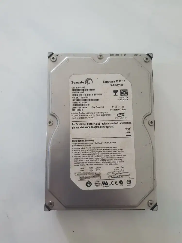 Hardisk kondisi baik