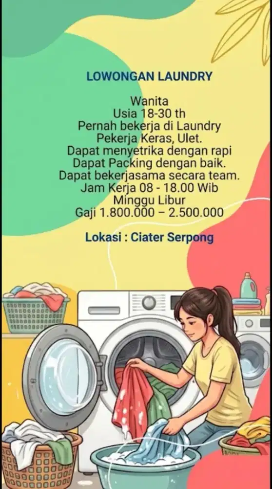 Lowongan Laundry