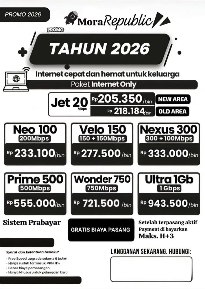 Promo Pemasangan Internet MyRepublic Semarang