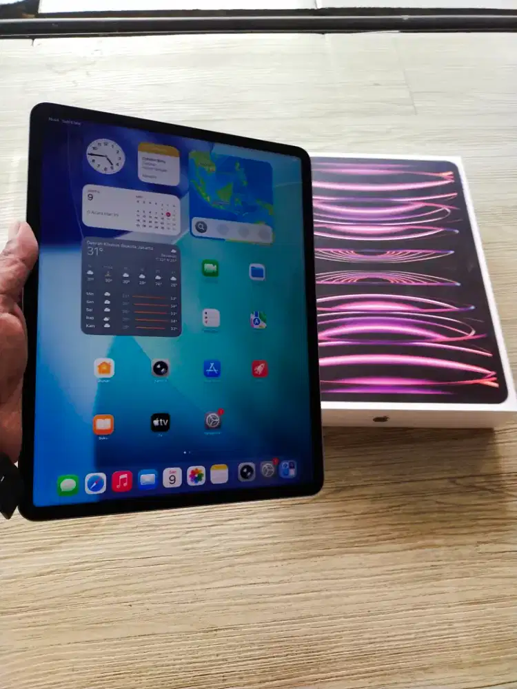Ipad pro gen 6 12.9 inch 256gb wifi ibox unit+dus baca deskripsi dulu