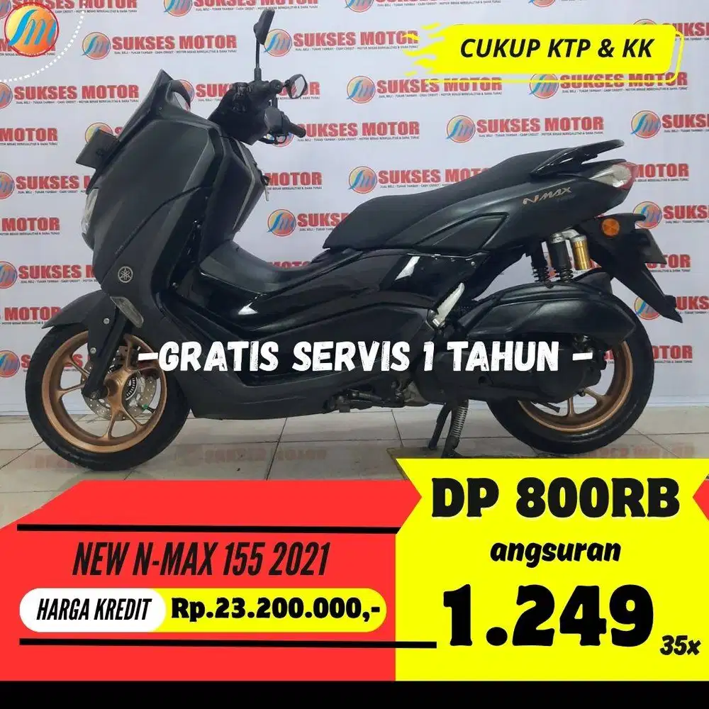 YAMAHA NEW N-MAX 155 2021 KREDIT DP HANYA 800RIBU ANGSURAN RINGAN