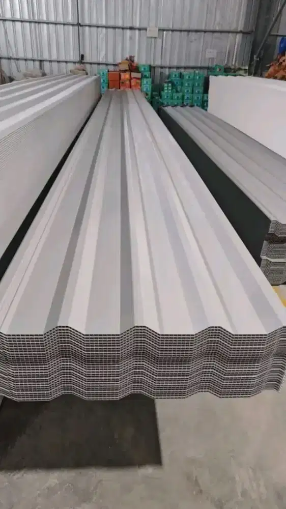 Atap upvc double Layer 10 Mm Langsung Pabrik