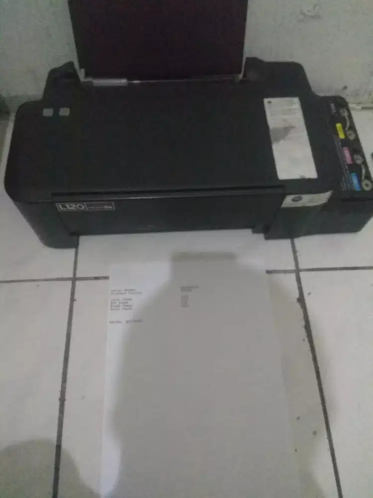 Printer Epson l120 fulset siap cetak