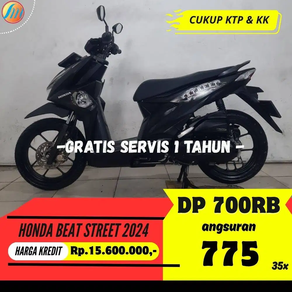DP CUKUP 700RIBU HONDA BEAT STREET 2024 ANGSURAN SANGAT RINGAN