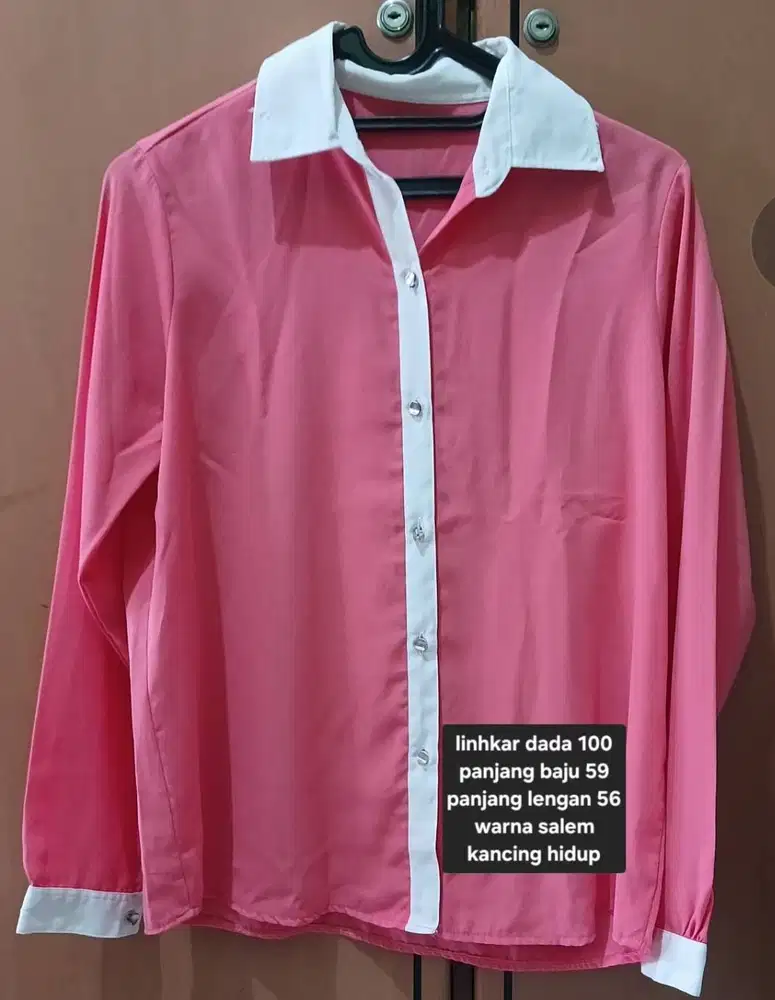 Blouse Atasan Wanita Peach