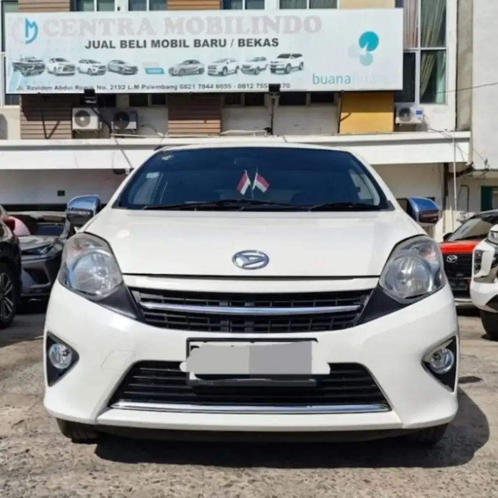 Agya G 1.0 manual 2014 putih istimewa dp 15 jt