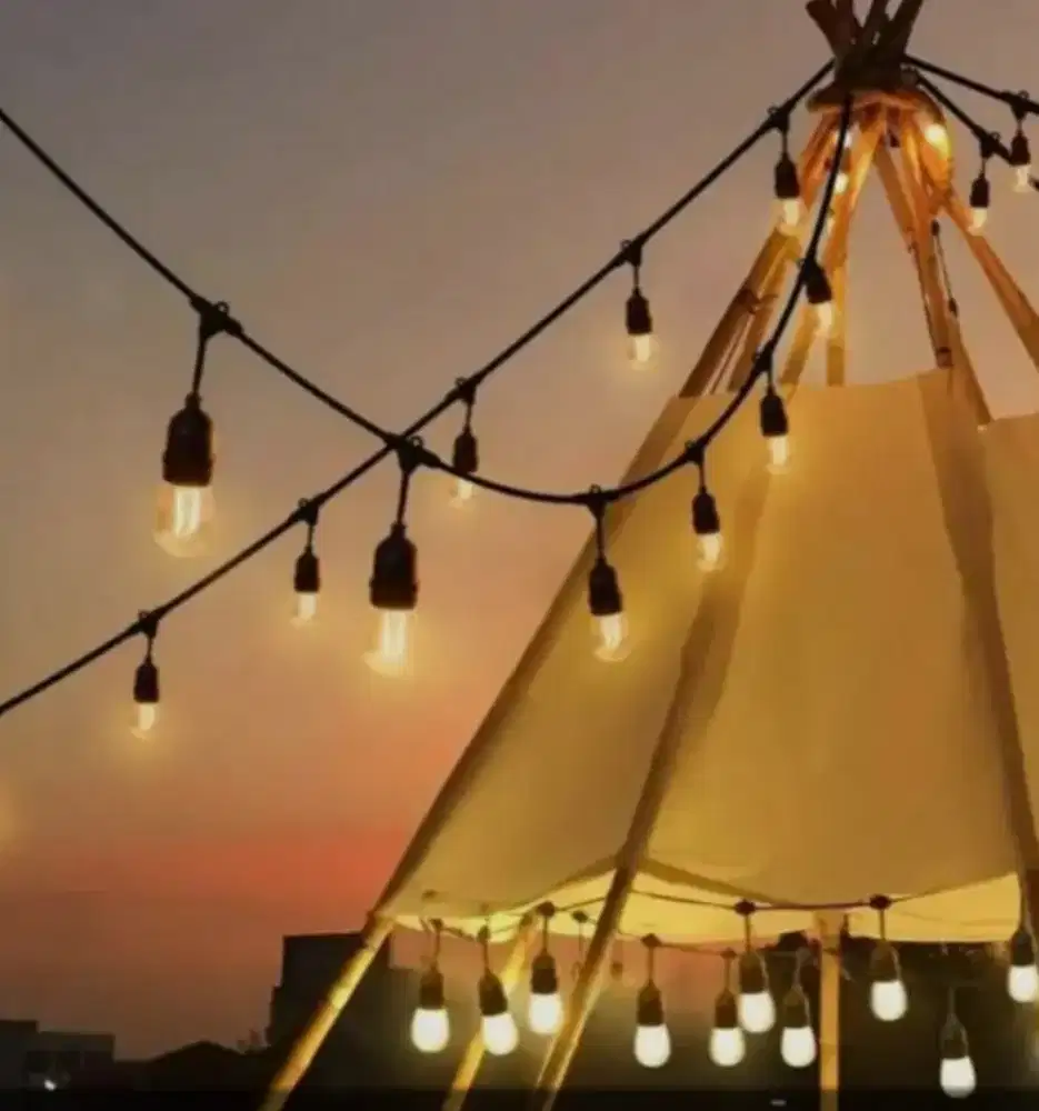 Kabel Dan Fitting lampu hias malam eks festival