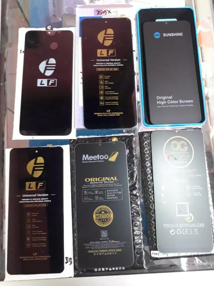 Lcd hp 6pcs merek bagus borongan