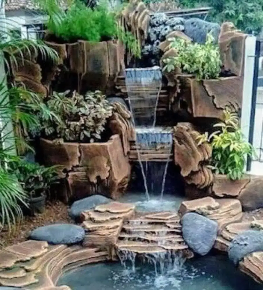 Jasa Pembuatan Taman, Kolam Koi & Relief Tebing