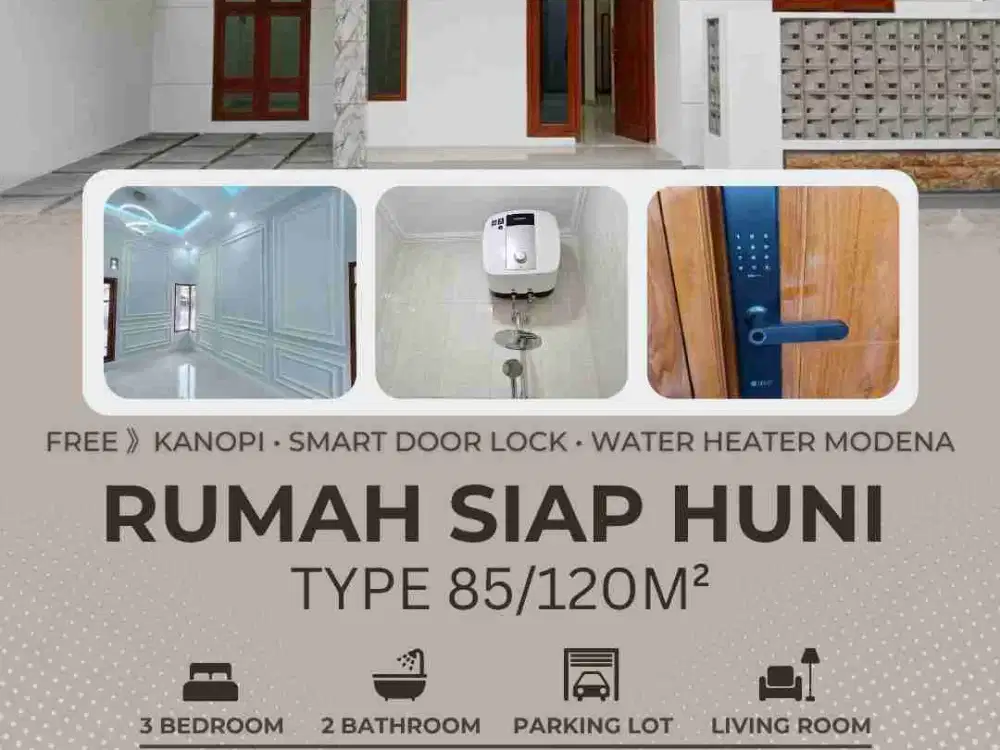 Siap Huni Rumah Type 85/120