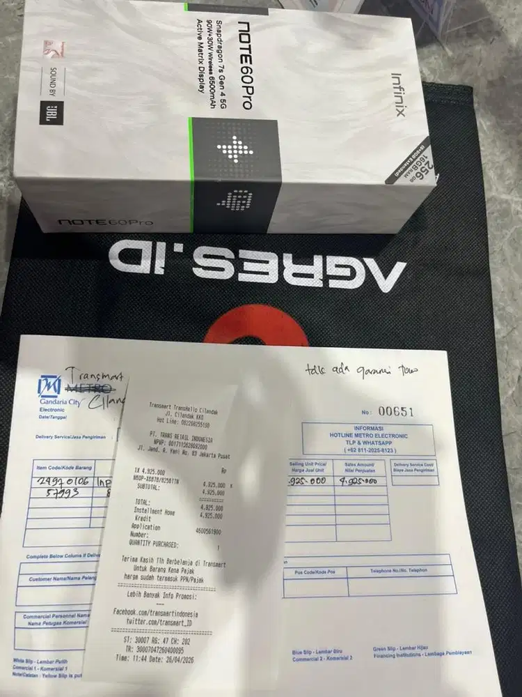 BISA CICIL INFINIX NOTE 60 PRO 8/256